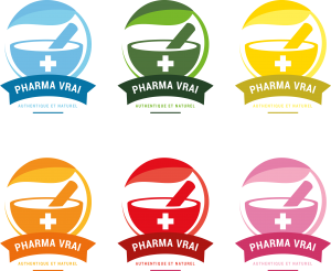 Déclinaisons logo couleurs préparations médicales