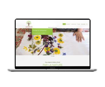 Site Lilocabanes sur un ordi
