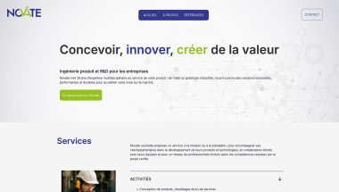 Rendu site Novate