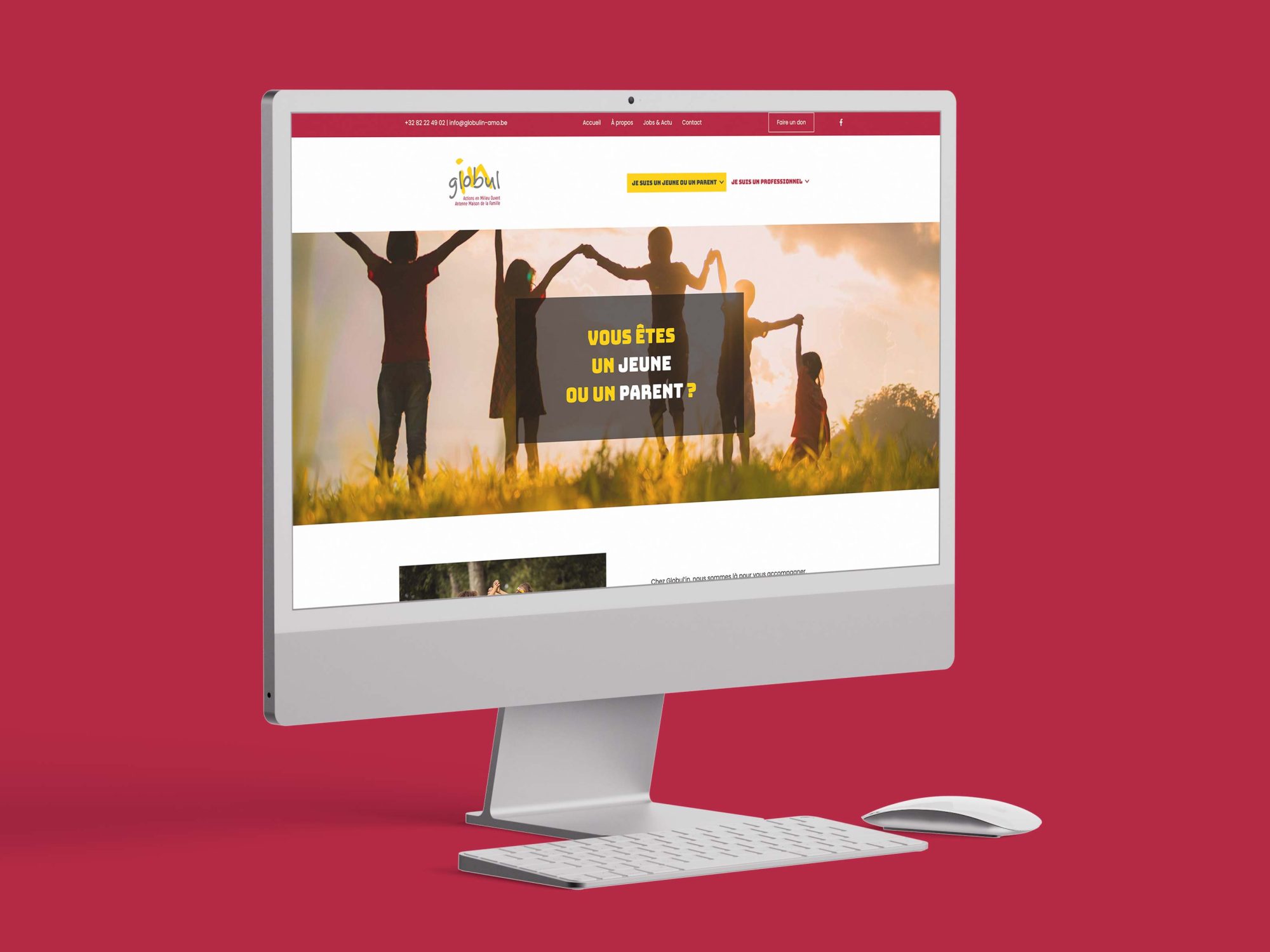 Rendu site web Globulin